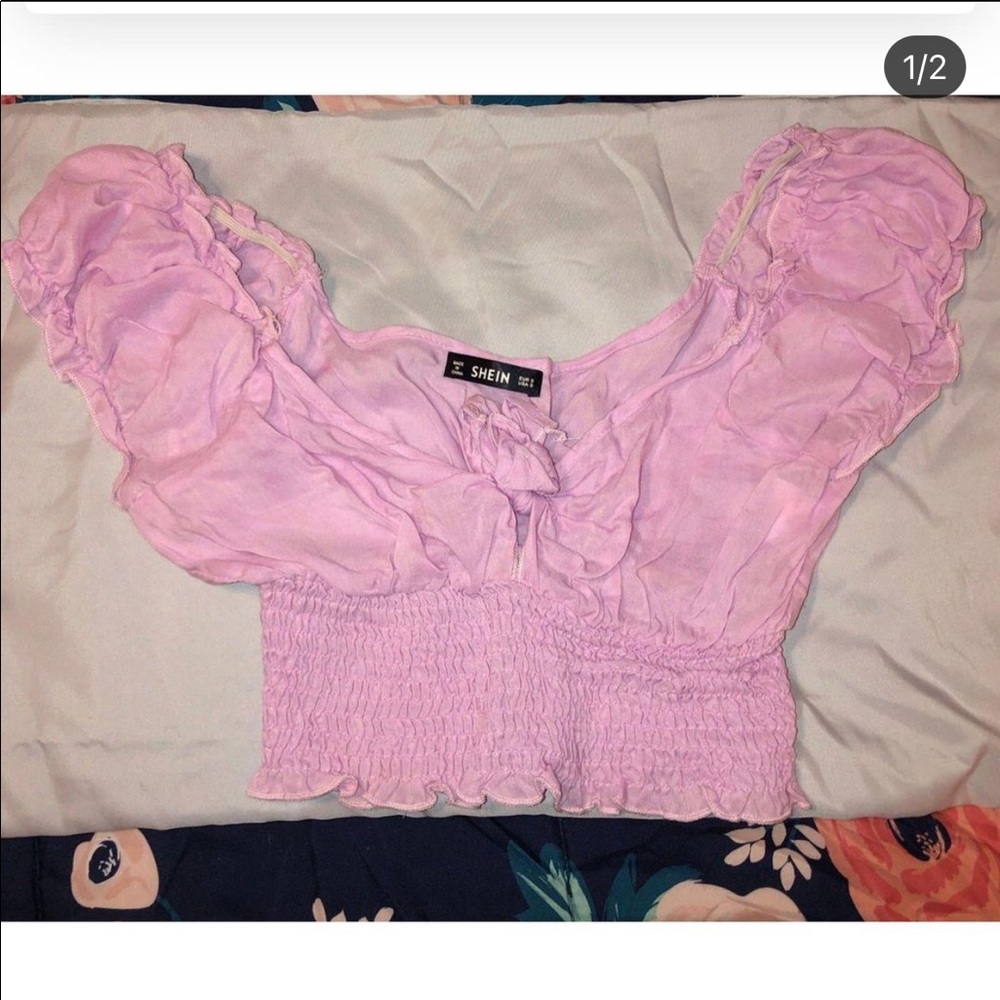Shein Babydoll Cropped Top